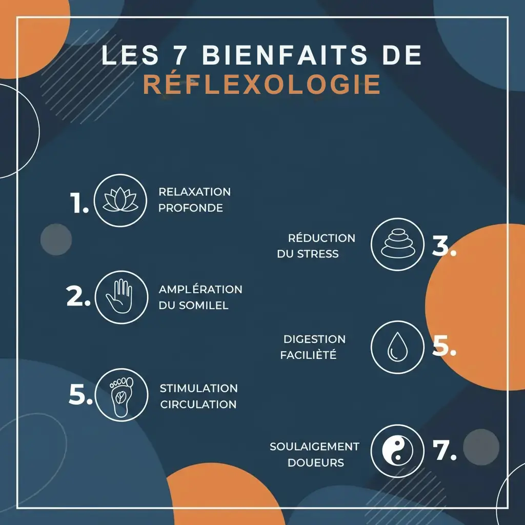 les 7 bienfaits de la réflexologie plantaire