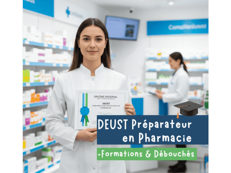 Devenir préparateur pharmacie : Formation DEUST débouchés