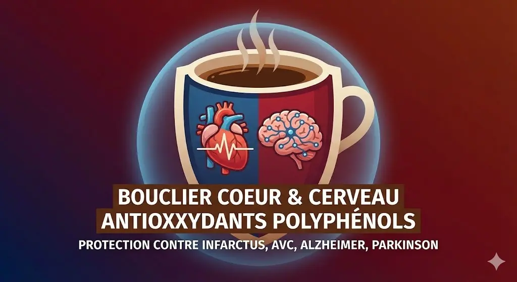 café bienfaits santé sur le coeur et le cerveau