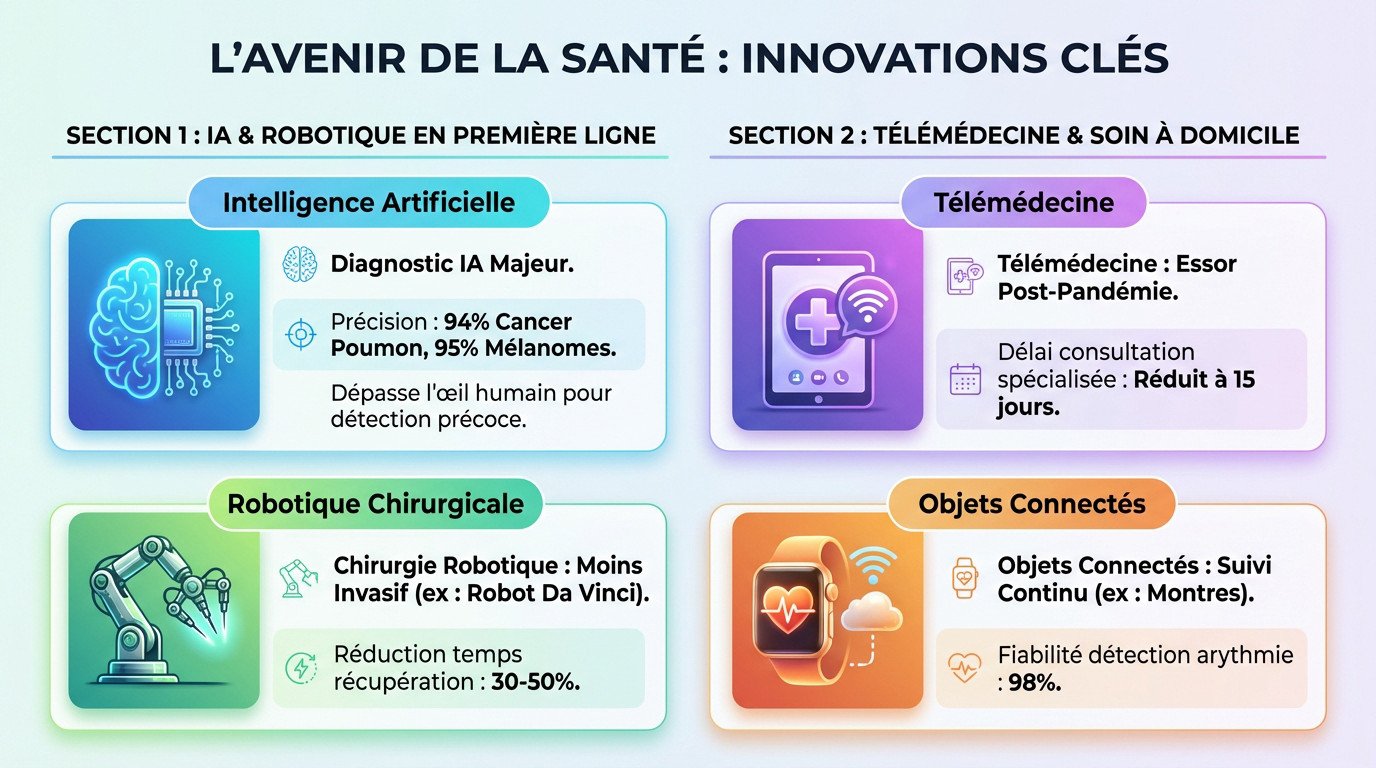 Chirurgien utilisant un robot médical de haute technologie pour une opération précise