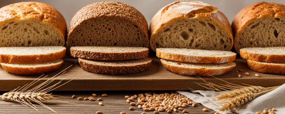 Comparatif des types de pain : complet, seigle, épeautre, levain — meilleur pain santé