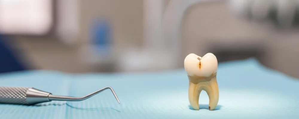 dent dévitalisée pansement tombé