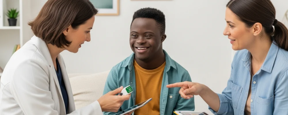 Accompagnement médical et éducatif adapté : noir trisomique