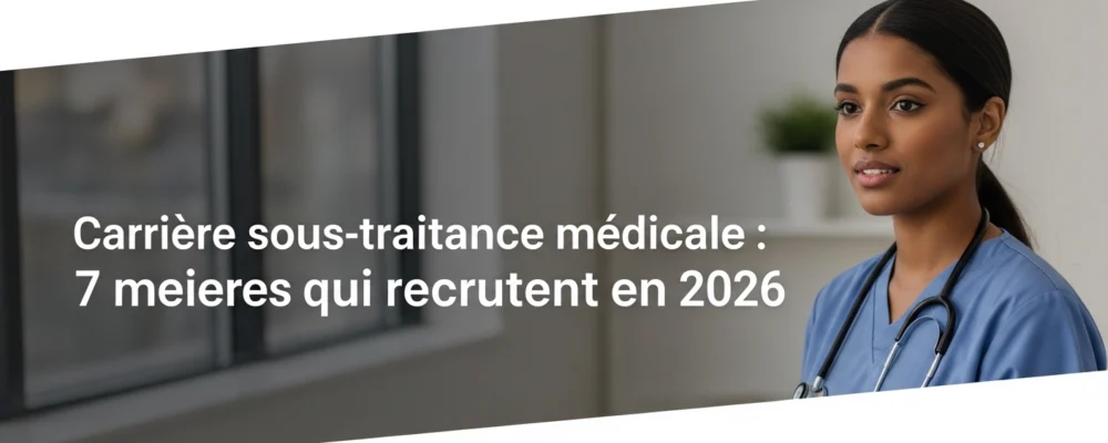 carrière sous-traitance médicale