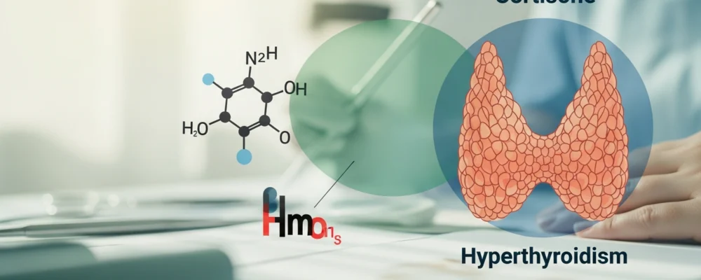 Situations cliniques où cortisone et hyperthyroïdie se croisent — cortisone et hyperthyroïdie