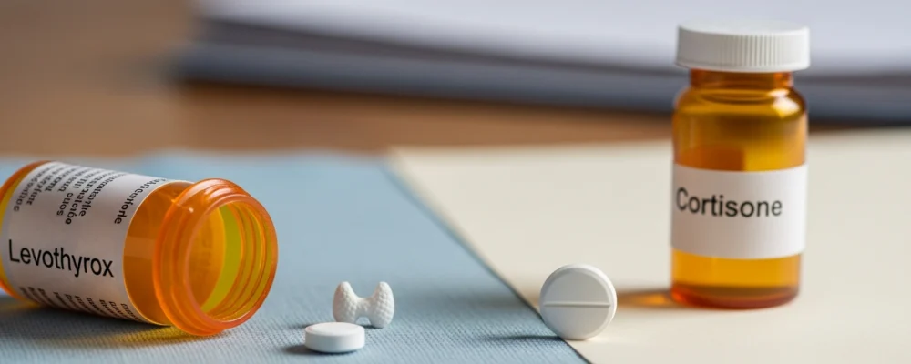 Cortisone et hypothyroïdie : les interactions avec le Levothyrox — cortisone et hypothyroidie