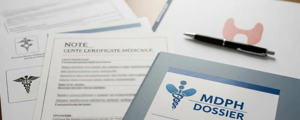 Démarches pour faire reconnaître une hypothyroïdie MDPH : dossier et certificat médical — hypothyroïdie reconnue mdph