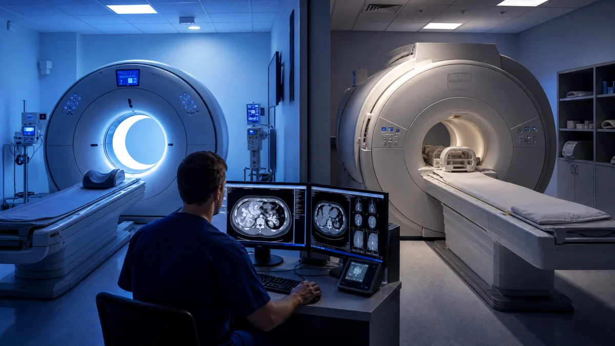 Différence entre scanner et IRM : technologie, images et rayonnement — différence entre scanner et irm