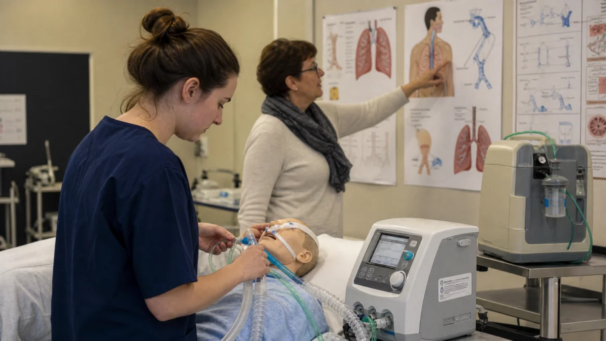 Formation de technicien respiratoire à Issoudun : contenu et organisation — formation de technicien respiratoire qui a lie...
