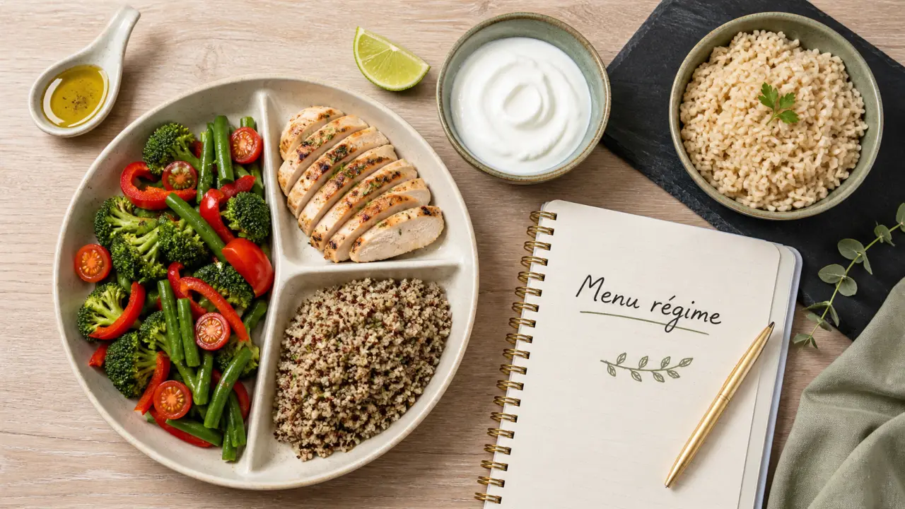 Menu regime 7 jours : portions pour calmer la faim