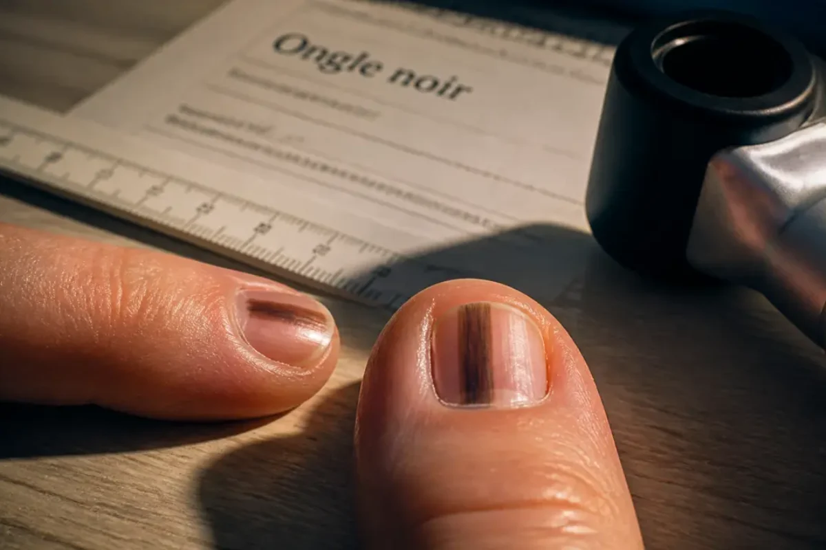 Trait noir sur les ongles : une bande qui part de la cuticule doit inquiéter