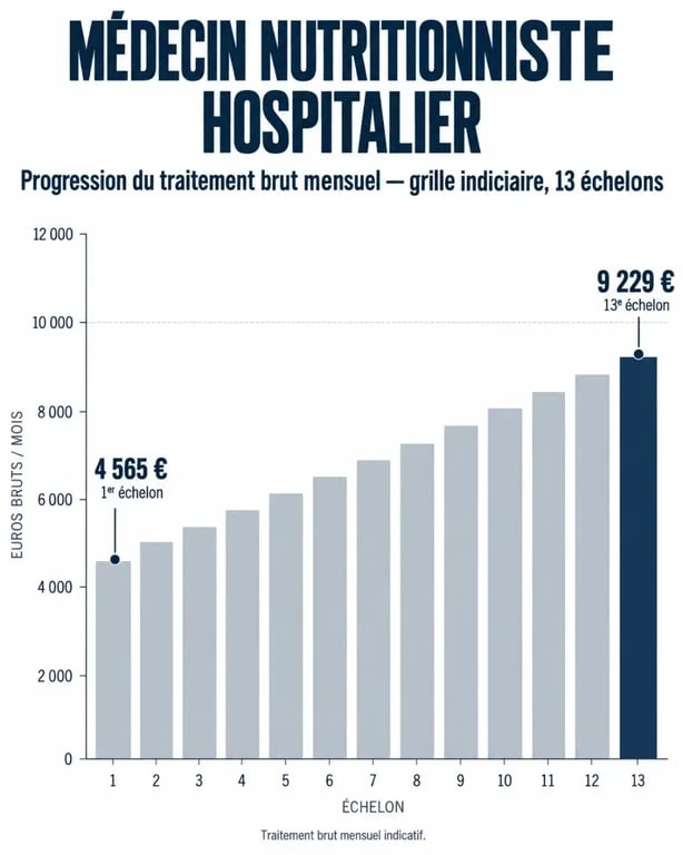Grille salariale échelons nutritionniste hôpital du salaire brut mensuel