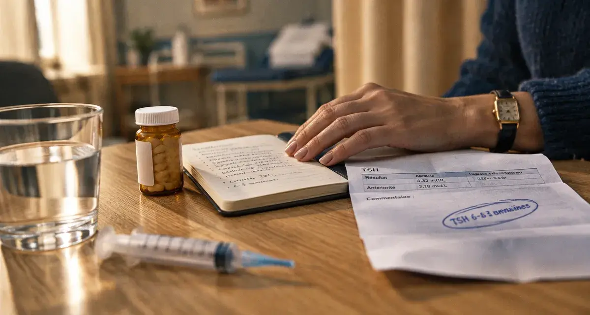 Changement dosage levothyrox effet : TSH à contrôler après 6-8 semaines