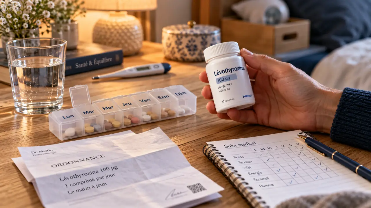 Vivre sans thyroide esperance de vie : pilulier et Lévothyroxine